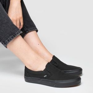 Black Slip on Vans